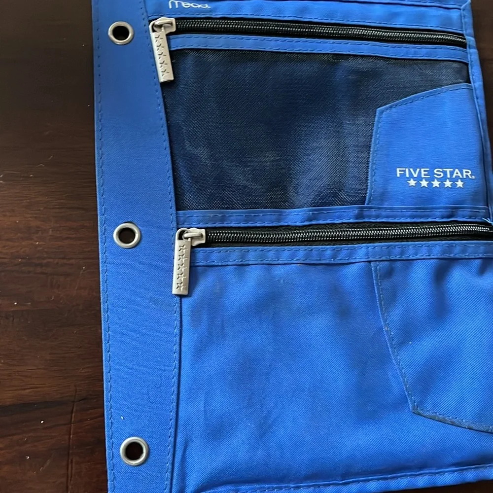 MEAD Five Star Pencil Pouch School Office Organizer Pen Marker 3 ring binder